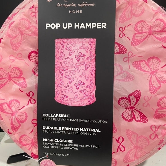 Juicy Couture Pink Butterfly Pop-Up Hamper - Picture 2 of 6